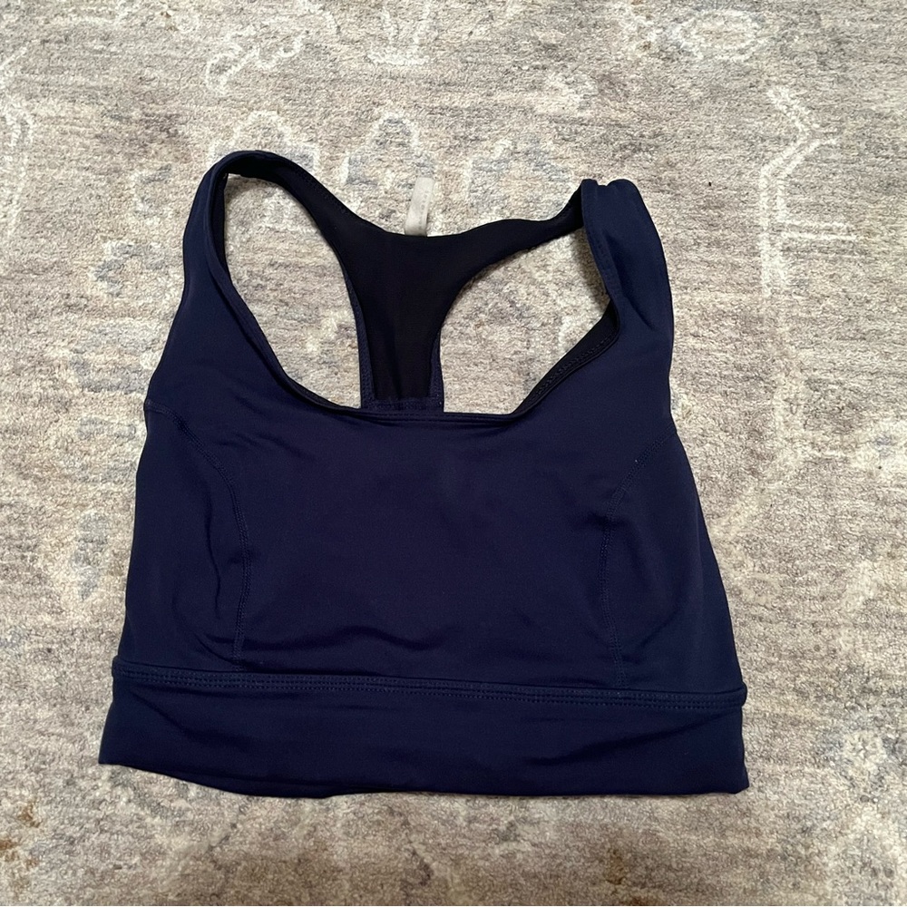 FP Movement Synergy Crop Top Sport Bra Blue XS Free People
